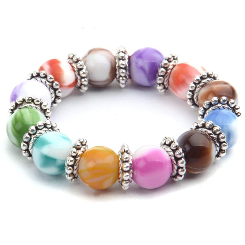 BronaGrand 100pcs 8mm Antique Silver Spacer Beads Tibetan Alloy Bead Spacers for DIY Necklace Bracelets Crafting,Gear-Shaped - Image 5